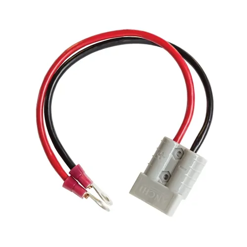 KT Accessories 50 Amp, 12-36V Connector To 8mm Ring Terminals (300mm)