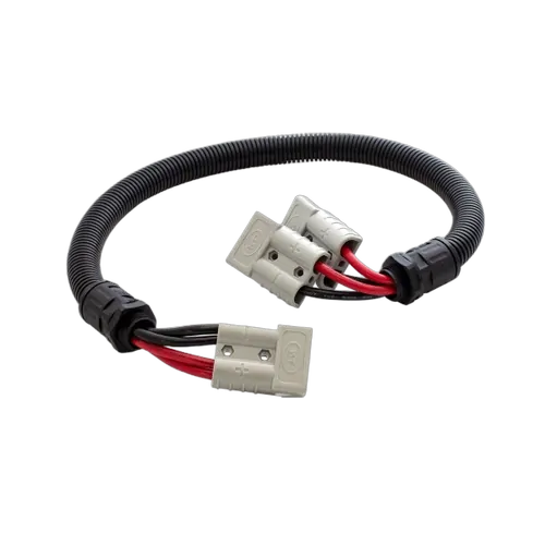 KT Accessories 50 Amp, 12-48V Connector To Twin 50 Amp 12-48V Connectors