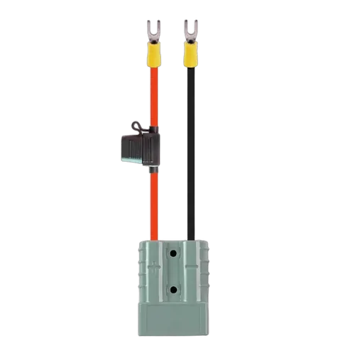 KT Accessories KT 50Amp Heavy Duty Connector to Fork Terminals, Connects with KT Solar Controllers 5Amp, 10Amp & 20Amp (KT70780, KT70781, KT70783)