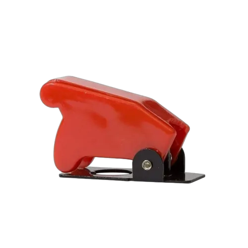 KT Accessories Red Toggle Switch Safety Cover to Suit Metal Toggle Switch (Model No. KT71007), Bulk Pack