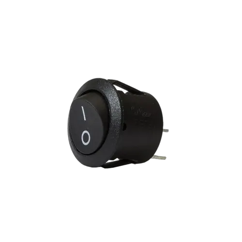 KT Accessories Round Rocker Switch, On/Off, 20mm Diameter, 20Amps at 12V, Bulk Pack