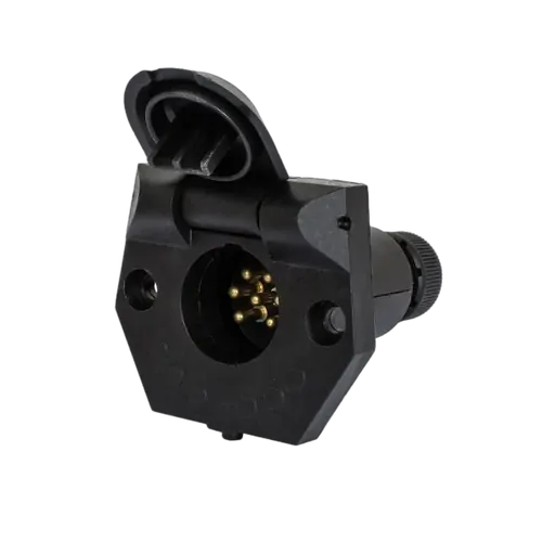 KT Accessories 7 Pin, Small Round Trailer Socket