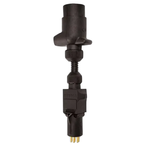 KT Accessories 7 Pin, Large Round Socket to Small Round Plug, Standard