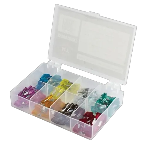 KT Accessories Mini Blade Fuse Kit, Assorted, 96 Pieces
