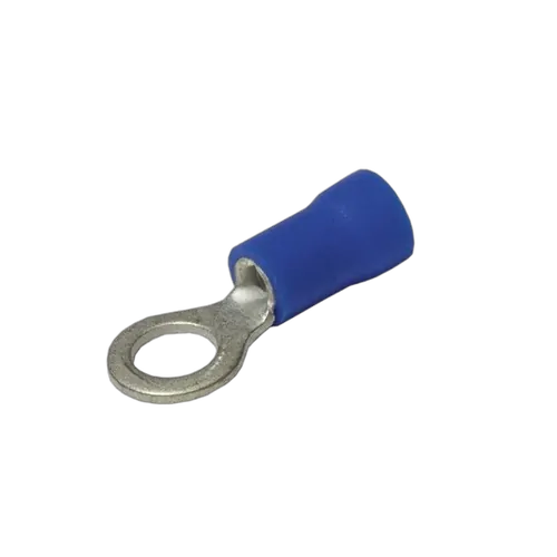 KT Accessories Terminals, Ring, Blue, 4mm