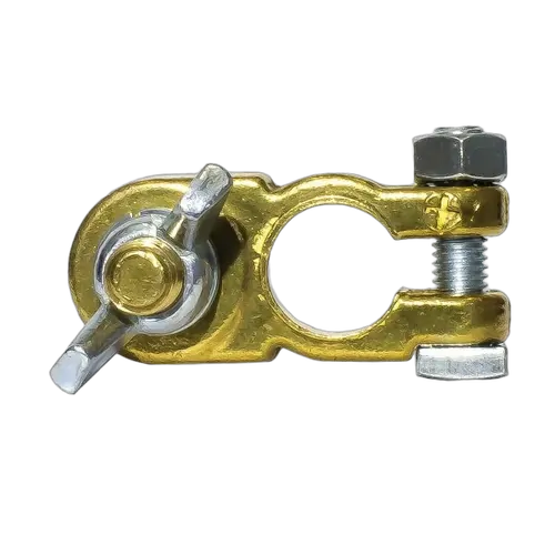 KT Accessories Battery Terminal, Wing Nut, Positive, 10mm Stud