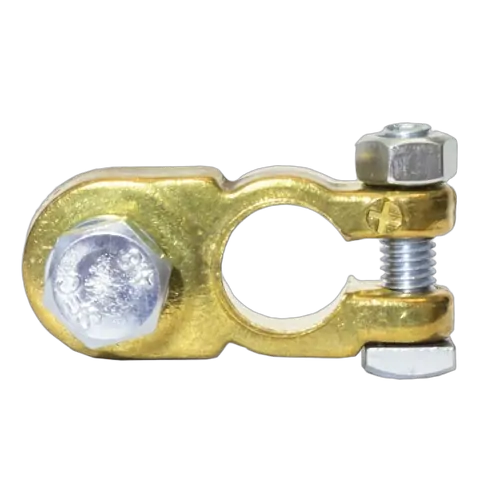 KT Accessories Battery Terminal, Heavy Duty, Positive, 10mm Steel Bolt, Pack