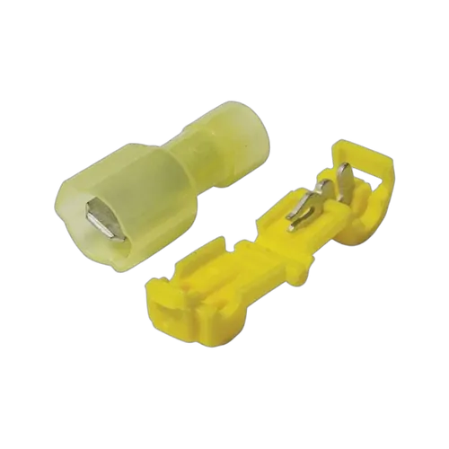 KT Accessories Terminals, Power Take Off, 6.3mm, Yellow,