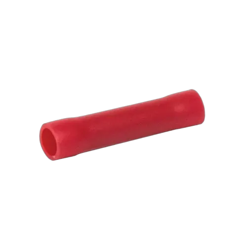 KT Accessories Terminals, Butt Splice, Red, Seamless Tube