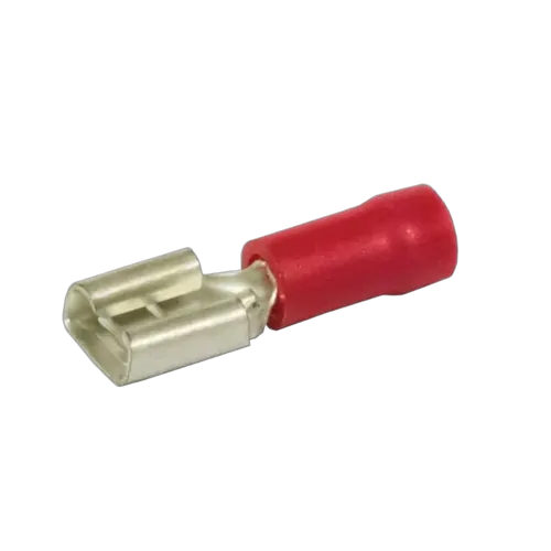 KT Accessories Terminals, Female, Red, 2.8mm, Pack 8