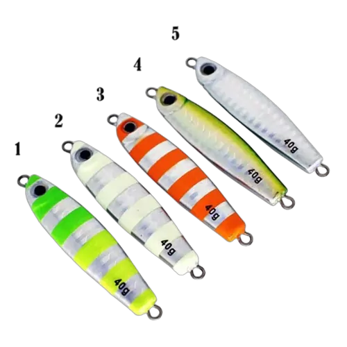 Slow Pitch Jig 40grm Silver - Slimmy (5)