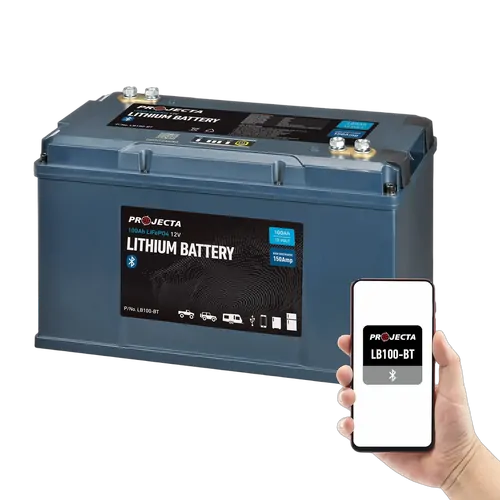 Projecta 12V 100Ah Lithium Battery Bluetooth