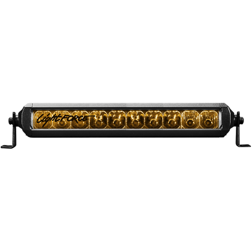 Lightforce Viper Lightbars Logo 10 Inch Amber Single Row Led Light Bar