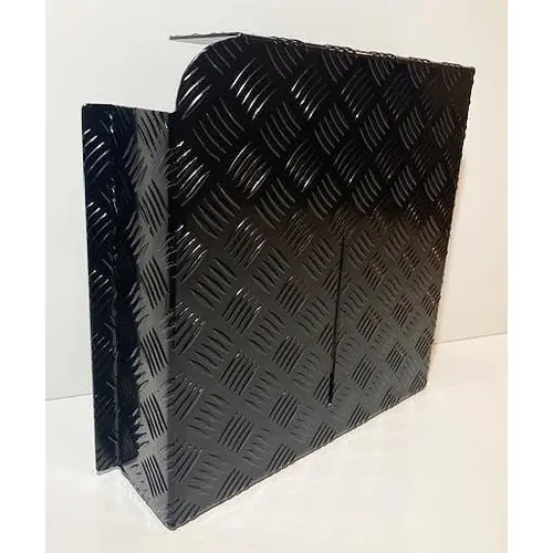 On The Go RV Accessories Diesel Tank Cover Left Hand Black Side Face