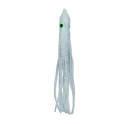 Seahorse Lure Octopus Skirt 100mm 5 Pack White