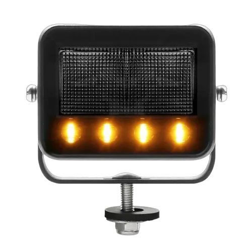 40w LED Work Light with 12W Flashing Amber Warning Lights