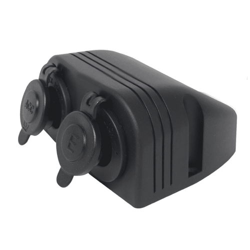 Dual Surface Mount Accessory And Engel Socket 12/24V 20/10A