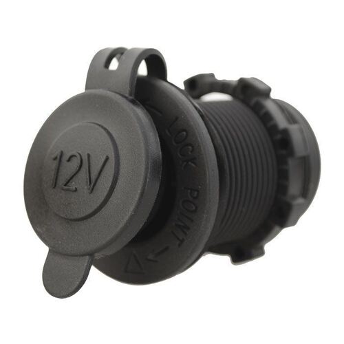 Engel Socket 12/24V With Ruber Cover Rating 20A 12V 10A 24V