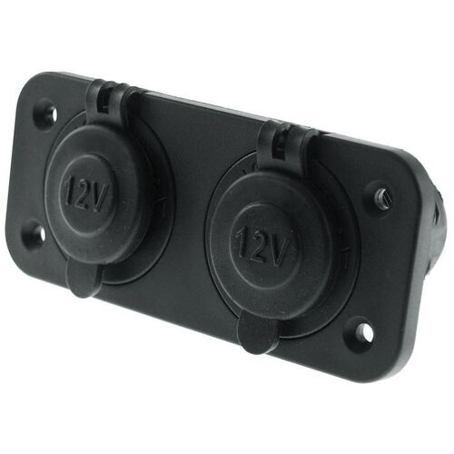 Dual Flush Mount Cigarette Socket With Covers