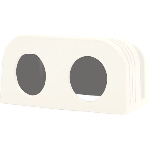 Dual Surface Mount Panel White