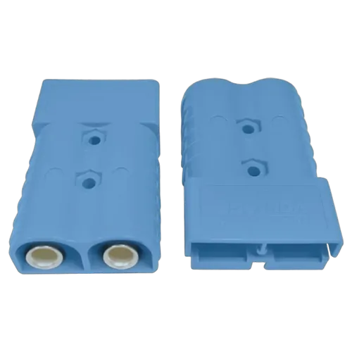 Blue Power Connector 50A[Pair] Cable Size 8 B&S (8Mm2) Genderless Anderson Type