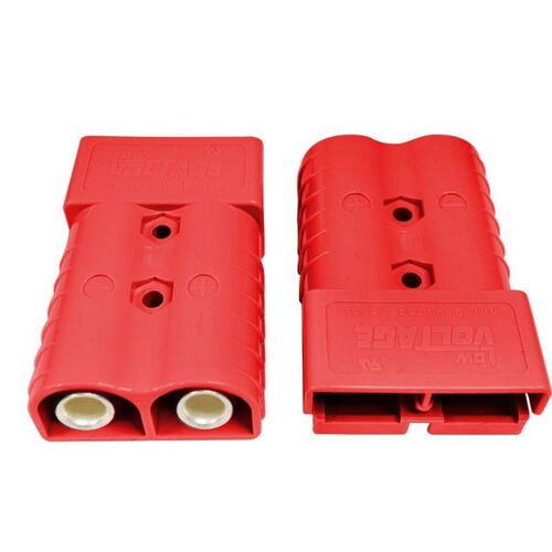 120A Red Power Connector[Pair] Cable Size 6 B&S (14Mm2) Genderless Anderson Type