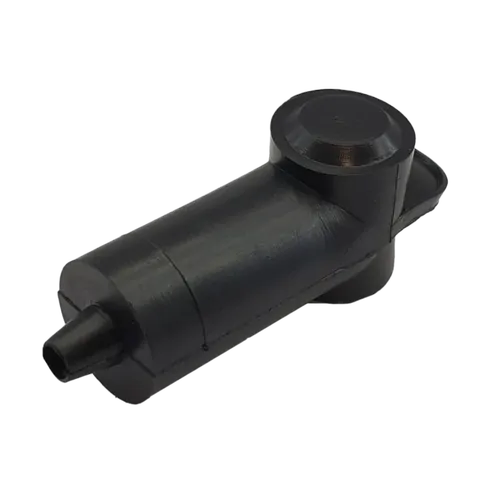 12Mm Ext Insulator Blk [5Pcs] Length 32Mm, Ring Od 12Mm Cable Size: 2Mm - 6Mm