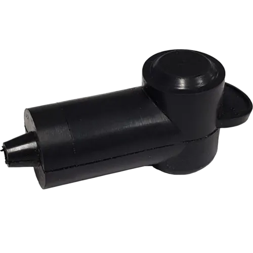 14Mm Ext Insulator Blk [5Pcs] Length 32Mm, Ring Od 14Mm Cable Size: 2Mm - 6Mm