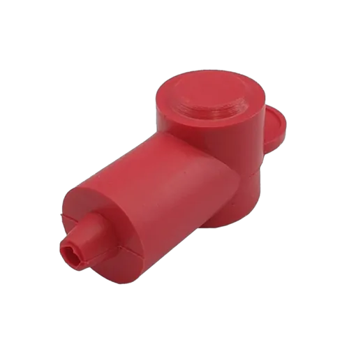 14Mm Insulator Red [5Pcs] Length 25Mm, Ring Od 14Mm Cable Size: 2Mm - 6Mm