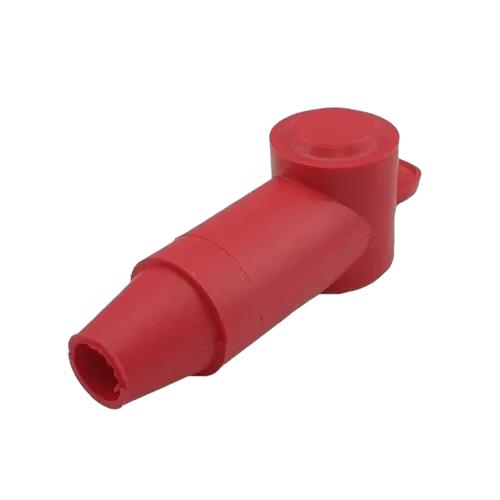 14Mm Ext Insulator Red [5Pcs] Length 32Mm, Ring Od 14Mm Cable Size: 8B&S - 2B&S