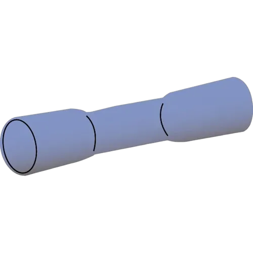 Heat Shrinkable Crimp Terminal Cable Joiner Blue 4Mm 50 Pack