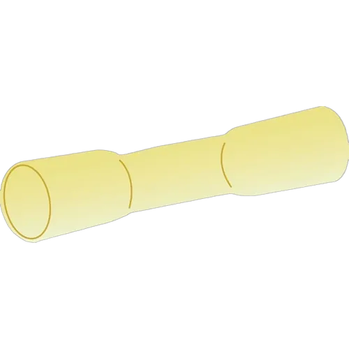 Heat Shrinkable Crimp Terminal Cable Joiner Yellow 5-6Mm 10 Pack