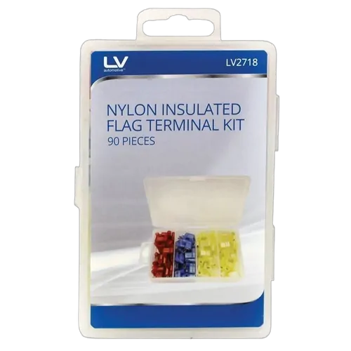 Flag Terminal Kit 90 Pcs Red, Blue & Yellow Terminals