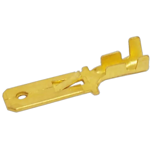 Non-Ins Male Blade Term 100Pk Suits: 1-3Mm Cable 6.3X0.8