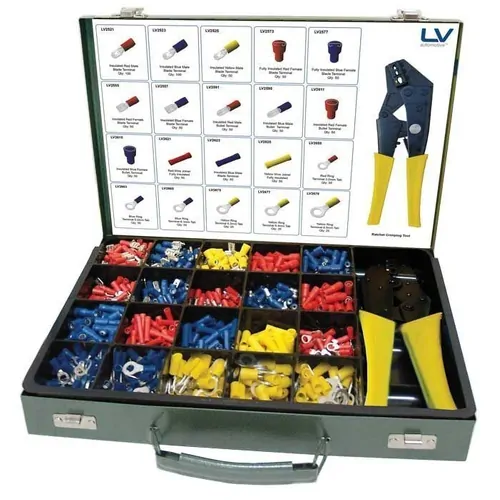 Terminal Assortment Kit 1026Pc Includes Ratchet Crimping Tool
