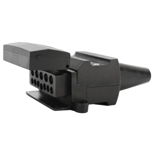 12 Pin Flat Trailer Socket Reed Switch For N/O Circuits Nickel Plated Terminals