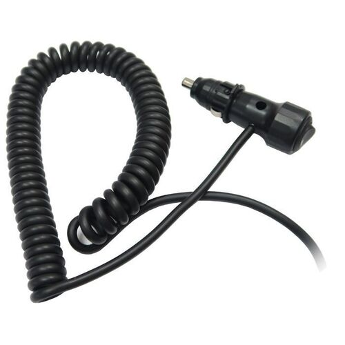 12V/8A Cig.Lighter Plug On/Off Switch 3M Spiral Lead & Led Power Indicator