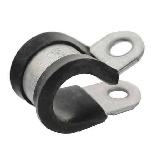 13Mm Cable Clamp [Pack Of 100] Width 15Mm Hole Size 6.4Mm Epdm Rubber Mild Steel