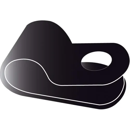 4.8Mm Nylon Cable Clamp 100Pk Black