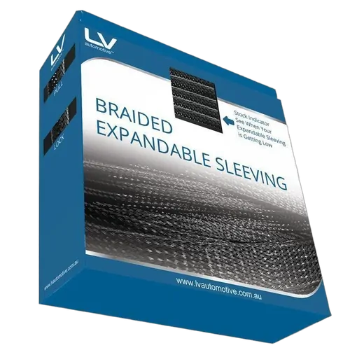 Braided Expandable Sleeving Black 16Mm 5M Length