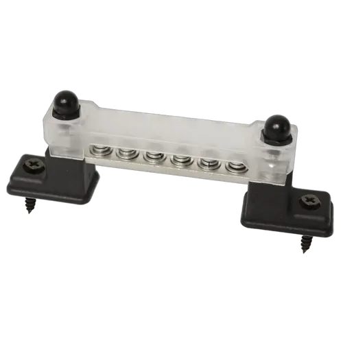 48V 150A M6 Busbar 6 Way Transparent Cover & Stud Cover