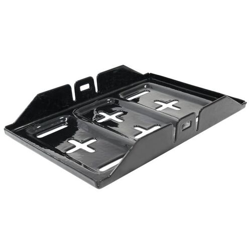 Small Black Steel Battery Tray Inner Dim:185 X 275Mm