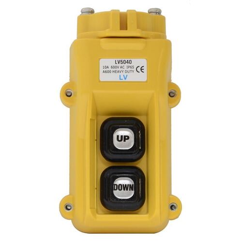 Up/Down Pendant Switch Single Speed High Impact Abs Heavy Duty Ip65