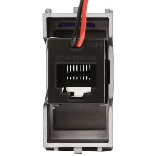 Nissan Early Uhf Radio Socket 1998-2013; Hole Size 40.5X21.3 38.4X19.9Mm Orange Led