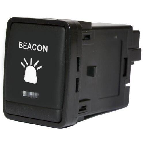 Nissan Rotating Beacon Switch 27X20.3Mm Hole Size . Np300/T32/R52/Mr20 Orange Led