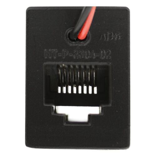 Nissan Late Uhf Radio Socket 2012-2017; Hole Size 27X20.3Mm 30.6X23.6Mm Orange Led