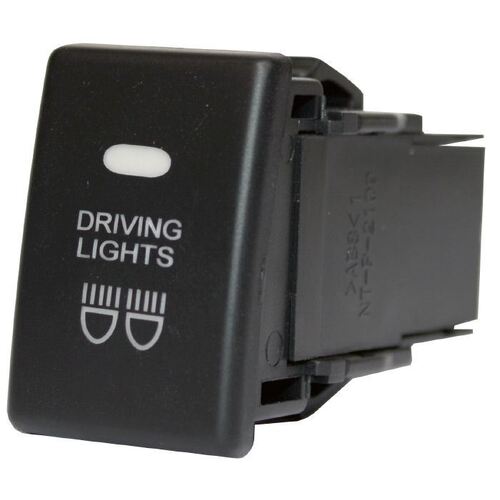 Holden/Isuzu Drv.Light Switch 28.2X17.3Mm Hole Size D-Max/Colorado Blue Led