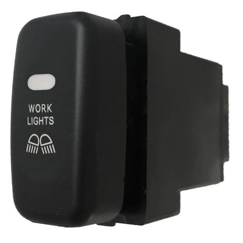 Mitsubishi Worklight Switch 22.7X16.4Mm Hole Size Various 2002-2015 Blue Led