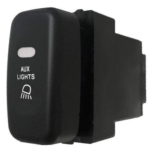 Mitsubishi Aux Light Switch 22.7X16.4Mm Hole Size Various 2002-2015 Blue Led