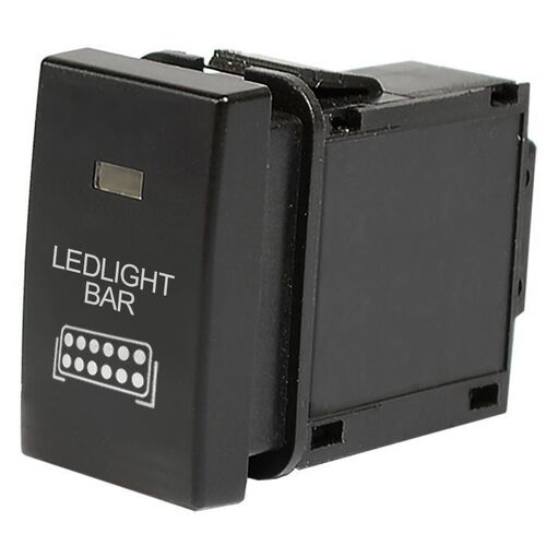 Ford Light Bar Switch 30.8X21Mm Hole Size Ranger Blue Led